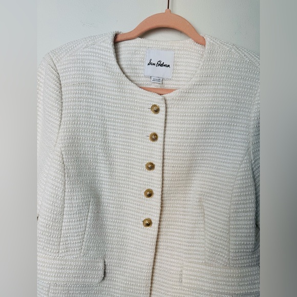 Sam Edelman Cream Textured Blazer NWT - Picture 4 of 11